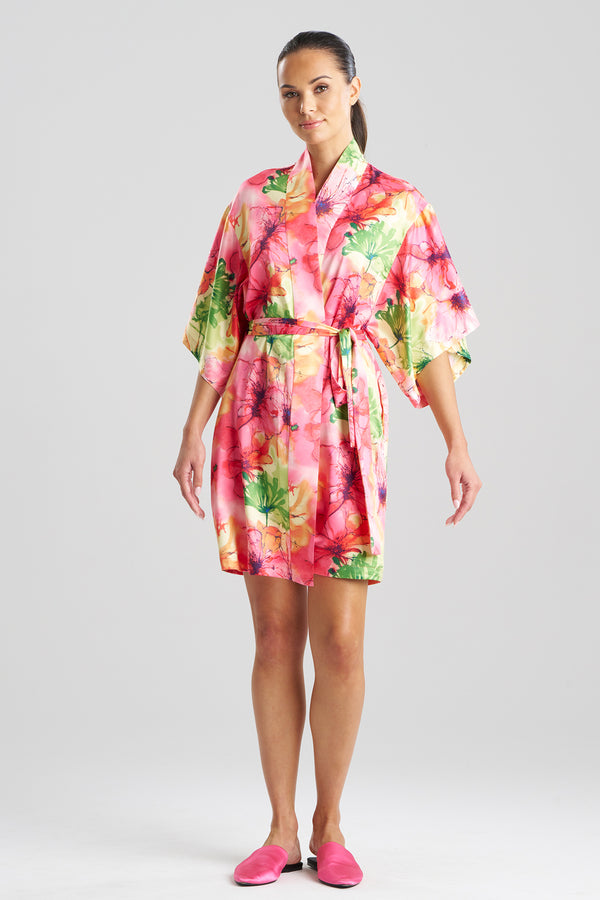 natori Radiance Satin Wrap Multi