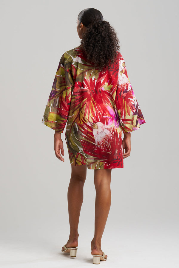 Natori Rainforest Cotton Tunic Multi