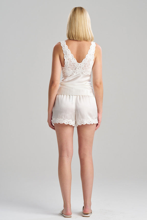 Natori Rose Parfait Lace Tank Warm White