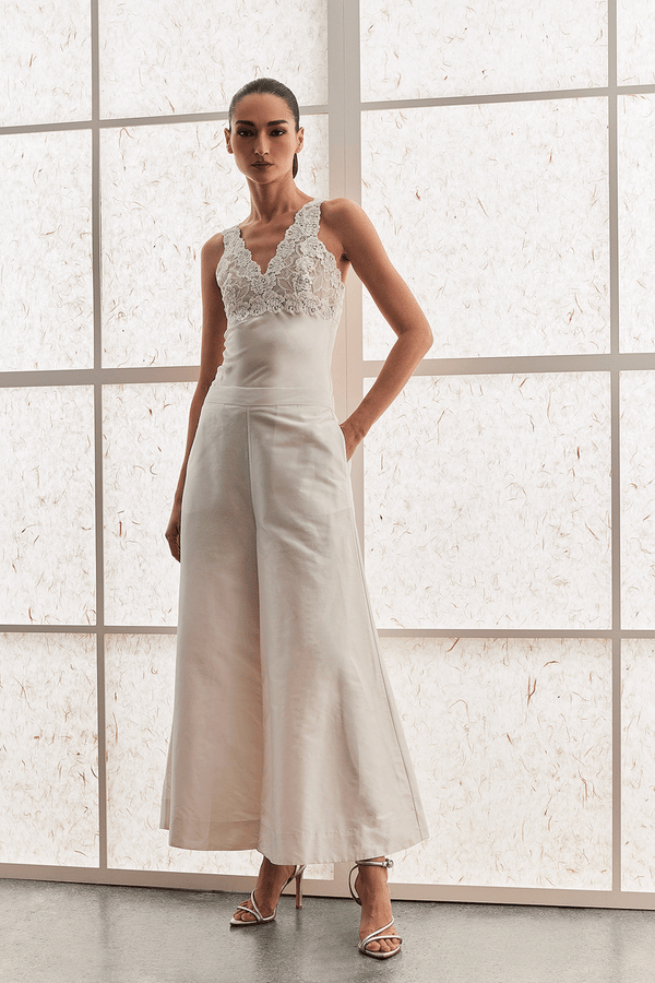 Natori Rose Parfait Lace Tank Warm White