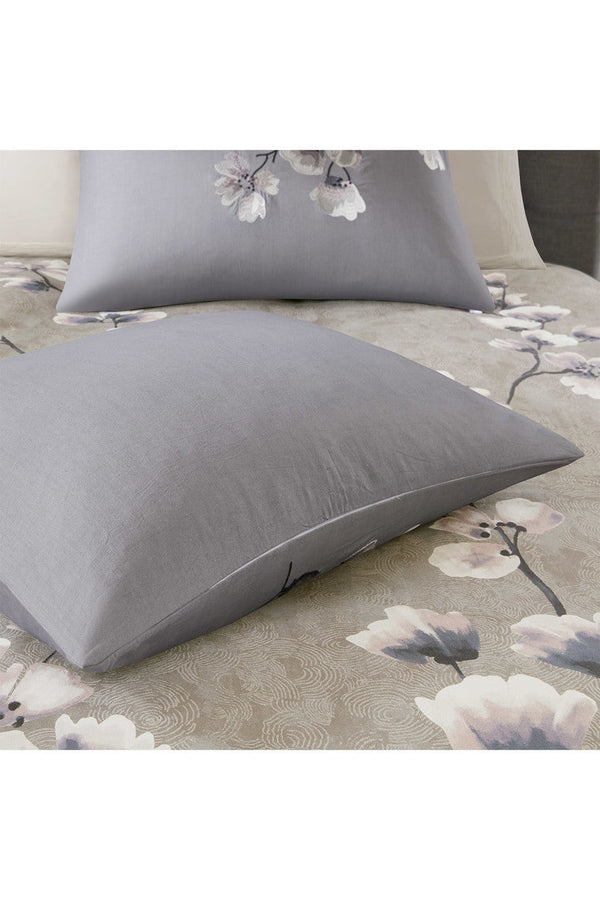 Natori Sakura Blossom Comforter Set Lilac