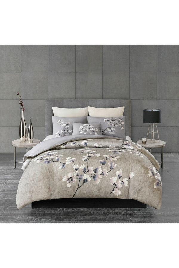 natori Sakura Blossom Comforter Set Lilac
