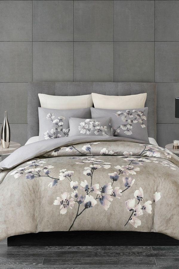 Natori Sakura Blossom Duvet Cover Set Lilac