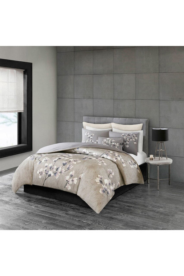 natori Sakura Blossom Duvet Cover Set Lilac
