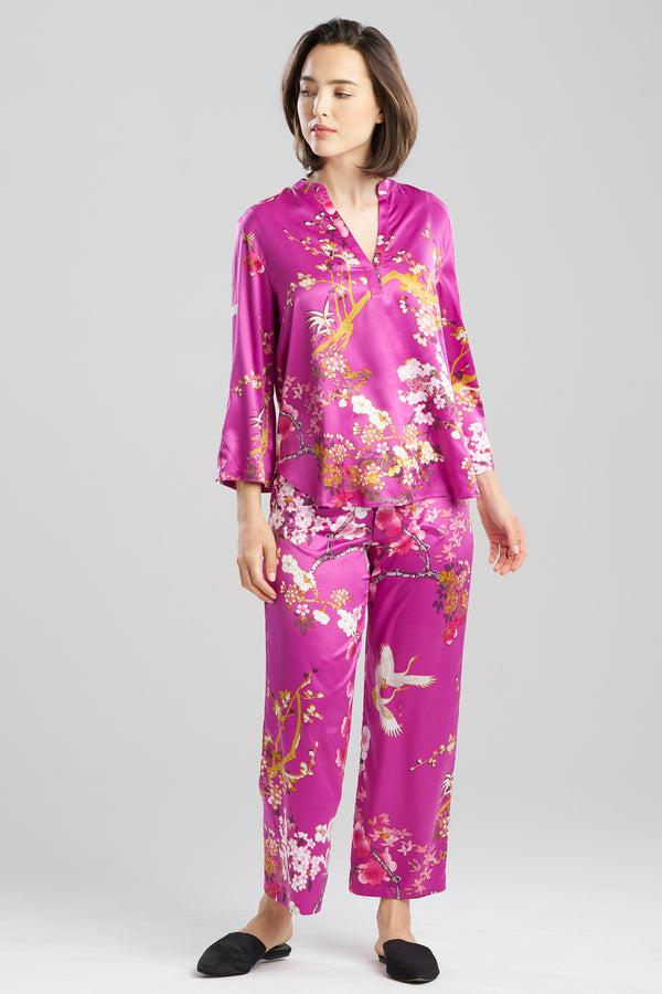 natori Sakura Satin PJ Magenta