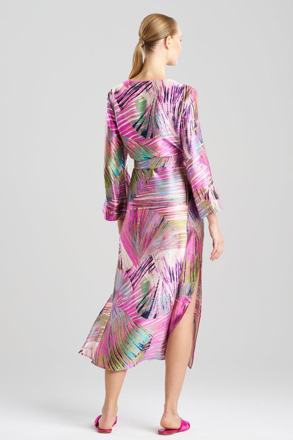 Natori Sensu Silk Caftan Multi