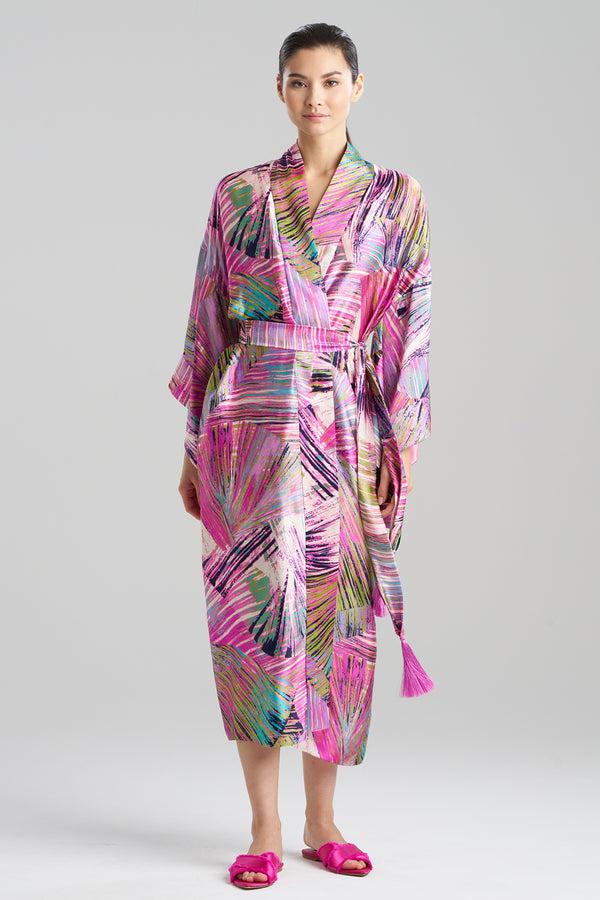 natori Sensu Silk Robe Multi