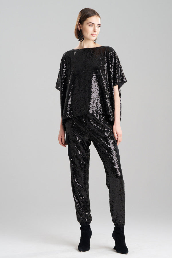 Natori Sequins Top Black