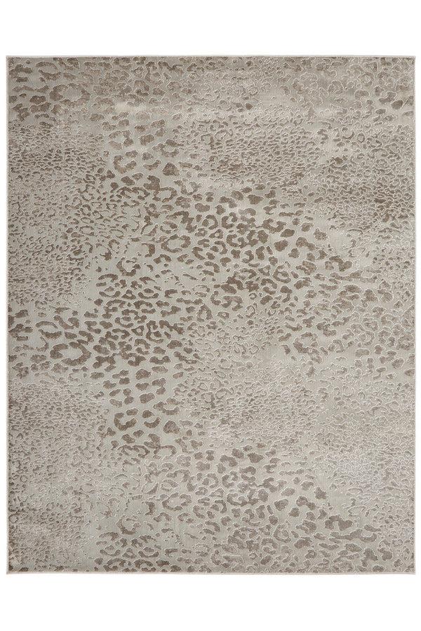 natori Serengeti- Grey Leopard Rug Grey