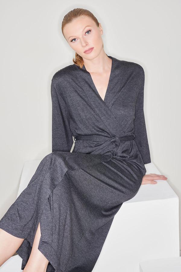 Natori Shangri-La TENCEL™ Robe Anthracite