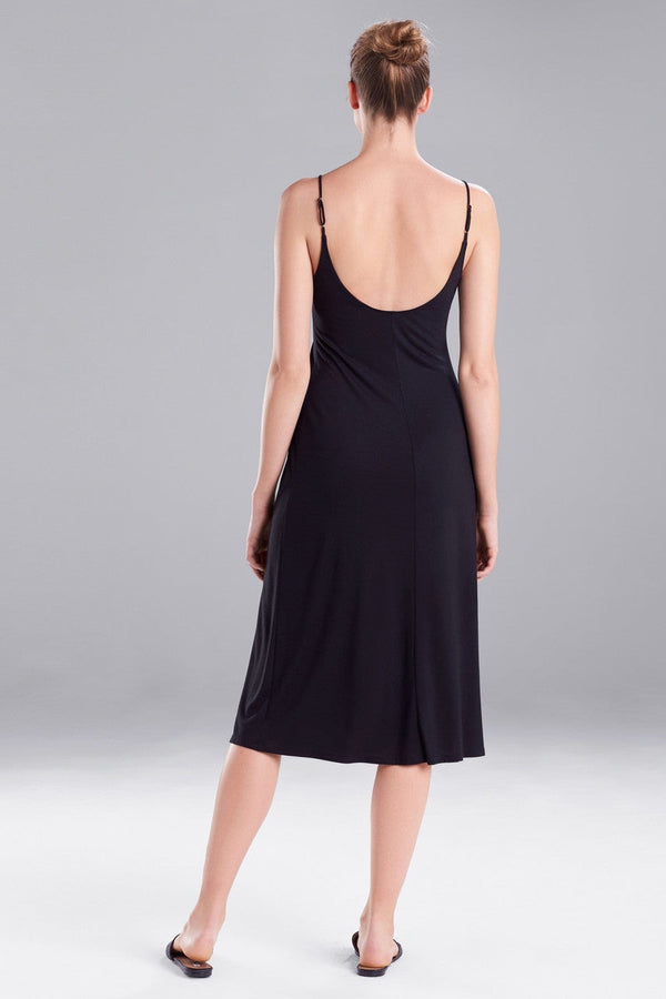 Natori Shangri-La TENCEL™ Slip Dress Black