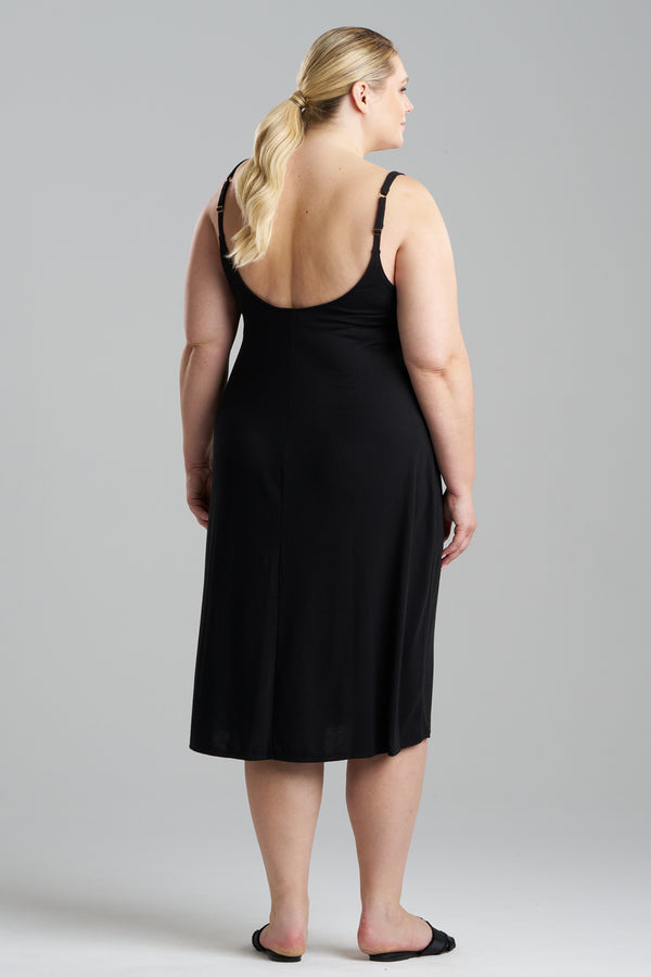 Natori Shangri-La TENCEL™ Slip Dress Black