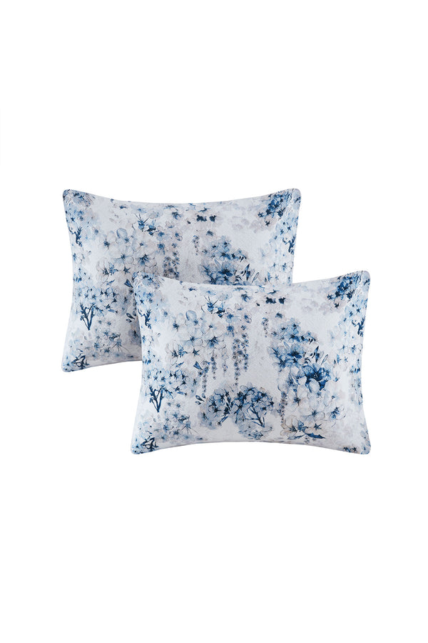 Natori Silk Roads 4 Piece Comforter Mini Set Blue