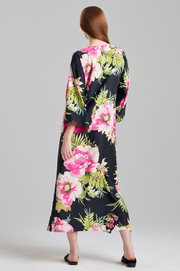 Natori Sonomi Caftan Black Multi
