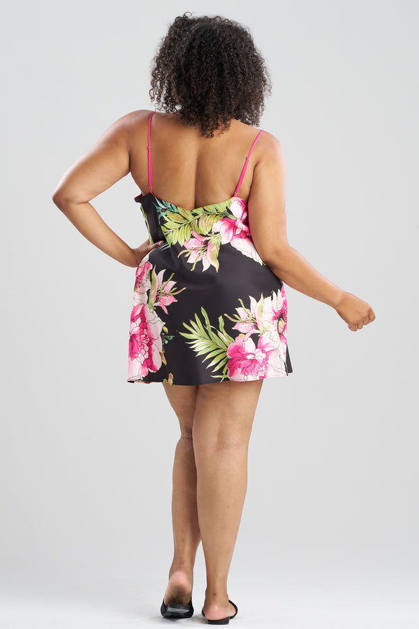 Natori Sonomi Chemise Black Multi