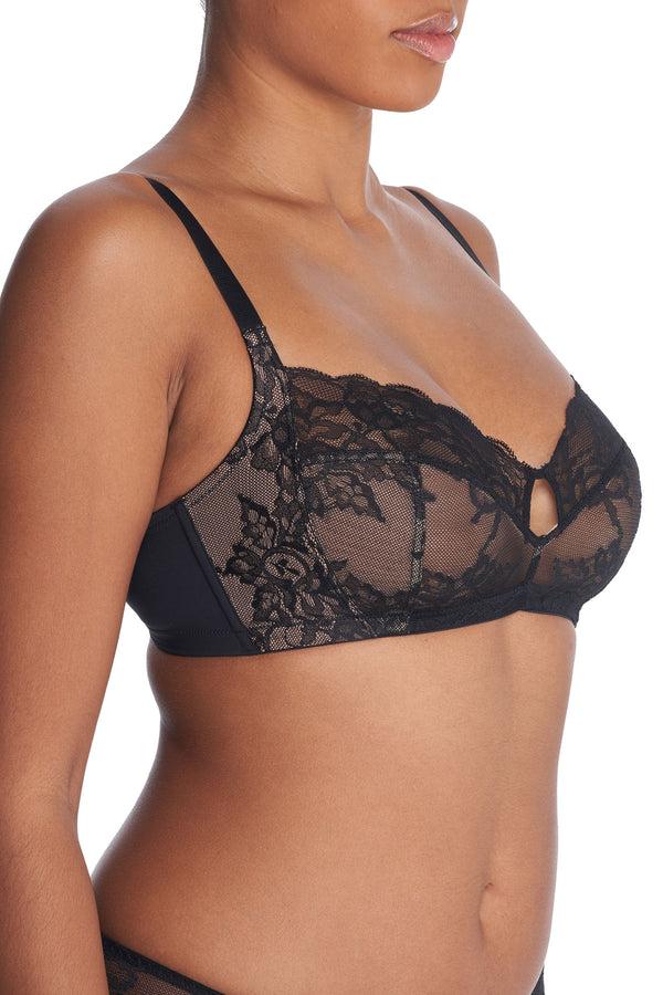 Natori Statement Full Fit Wireless Bra Black/Café