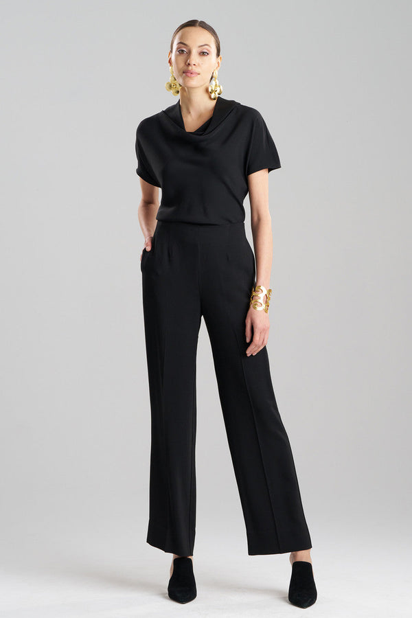 Natori Stretch Crepe Trousers Black