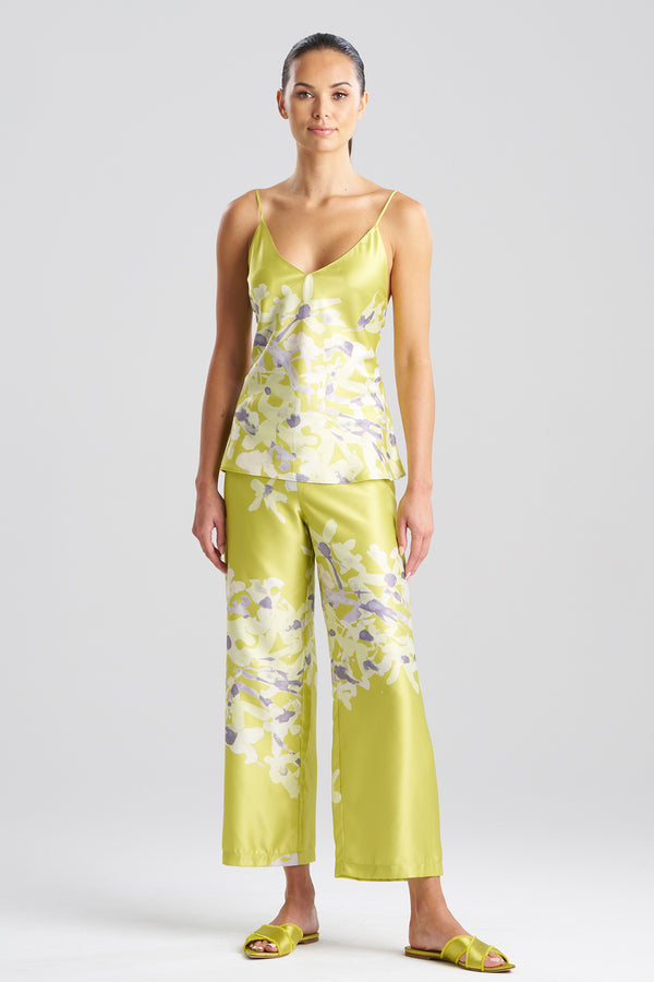 Natori Sumi-E Cami PJ Chartreuse