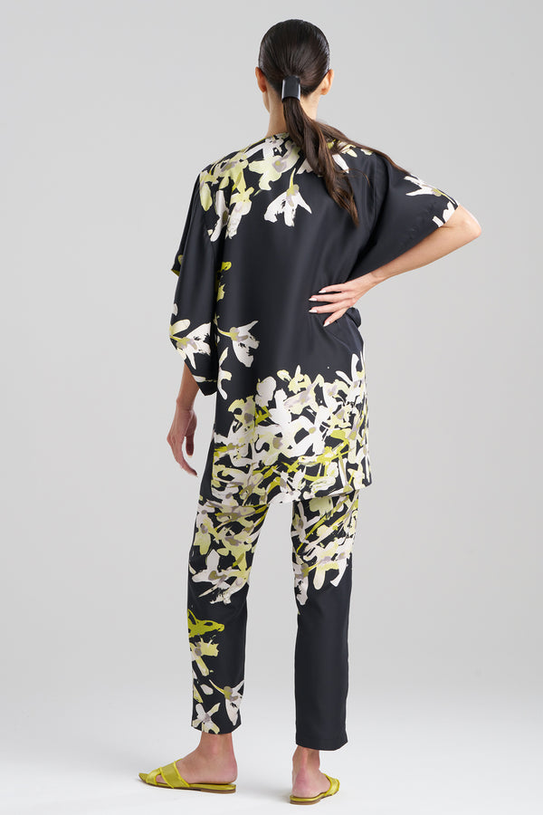 Natori Sumi-E Short Wrap Black