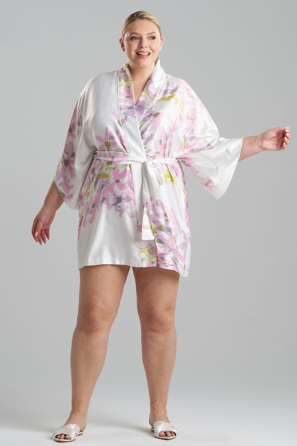 Natori Sumi-E Wrap Rosebud