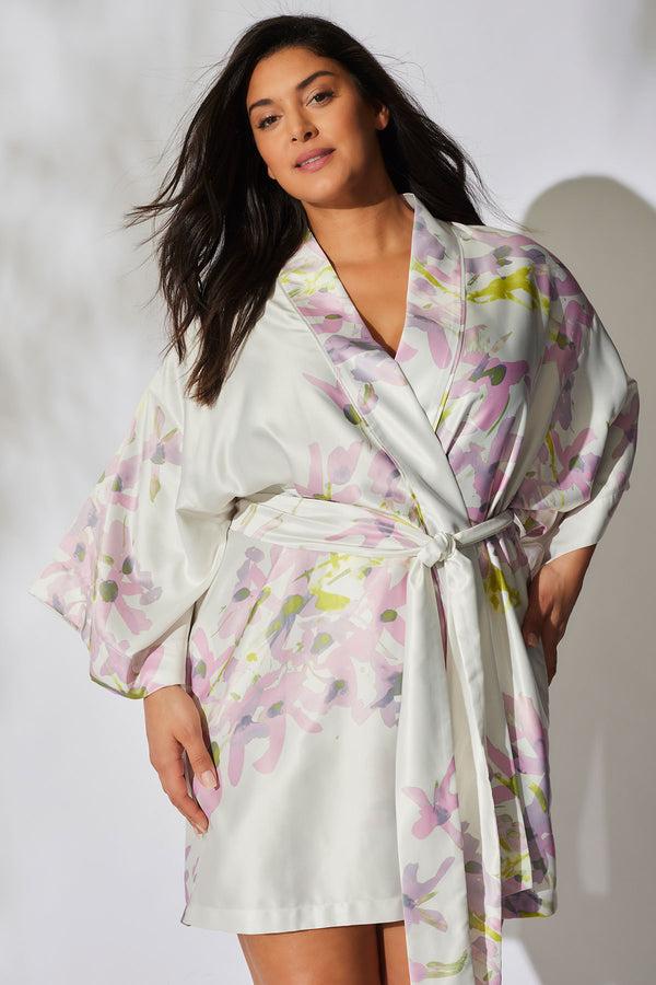 natori Sumi-E Wrap Rosebud