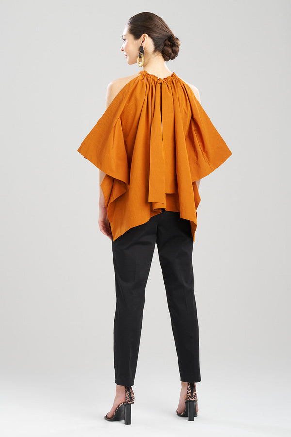 Natori Taffeta Handkerchief Top Amber