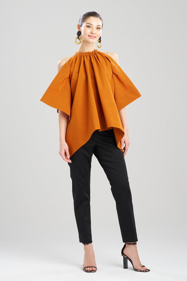 natori Taffeta Handkerchief Top Amber