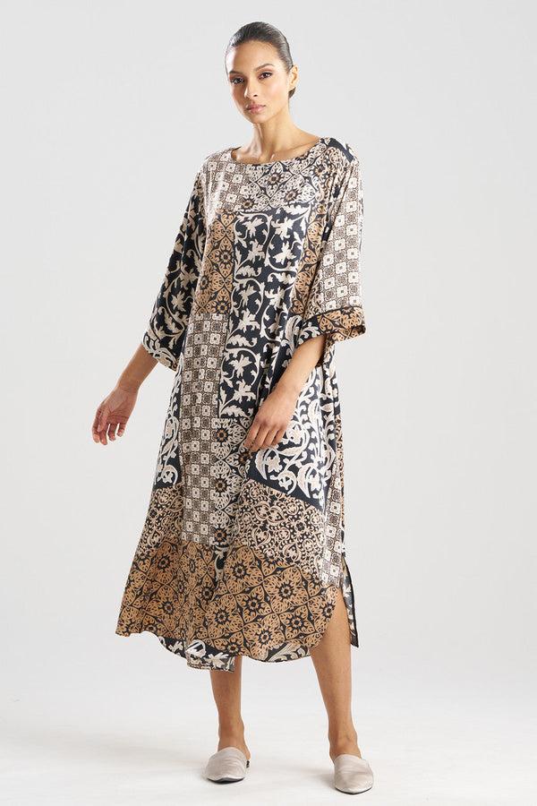 natori Tapestry Caftan Neutral