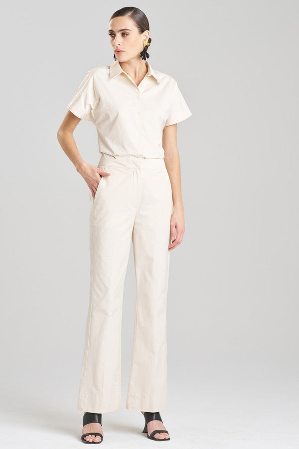Natori Tech Cotton Taffeta Pants Cream