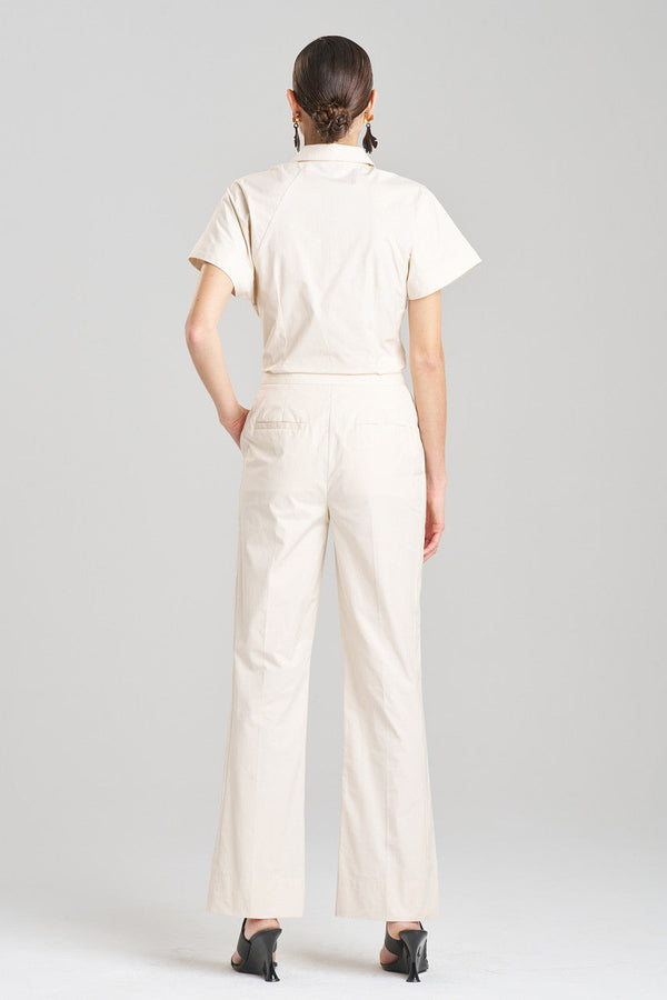 Natori Tech Cotton Taffeta Pants Cream