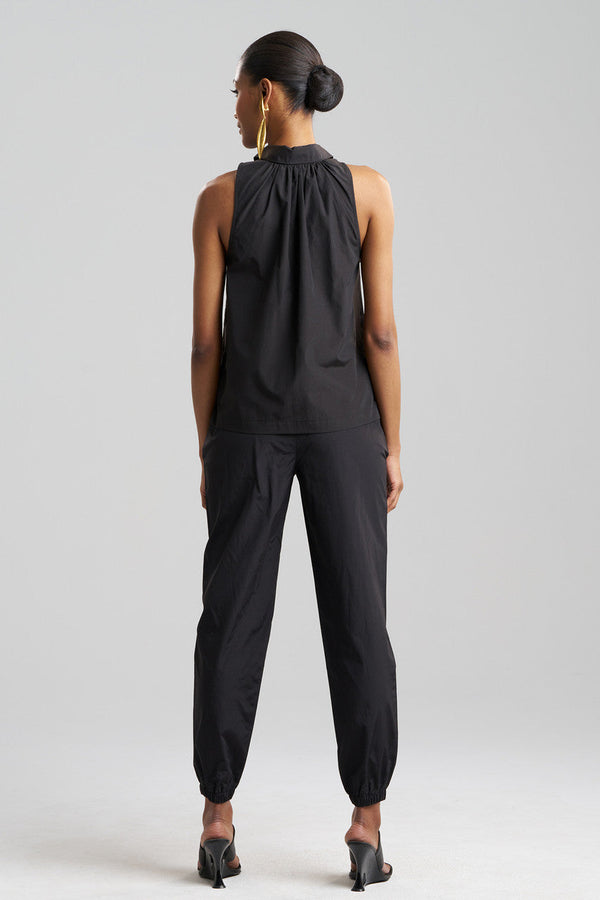 Natori Techno Poplin Sleeveless Shirt Black