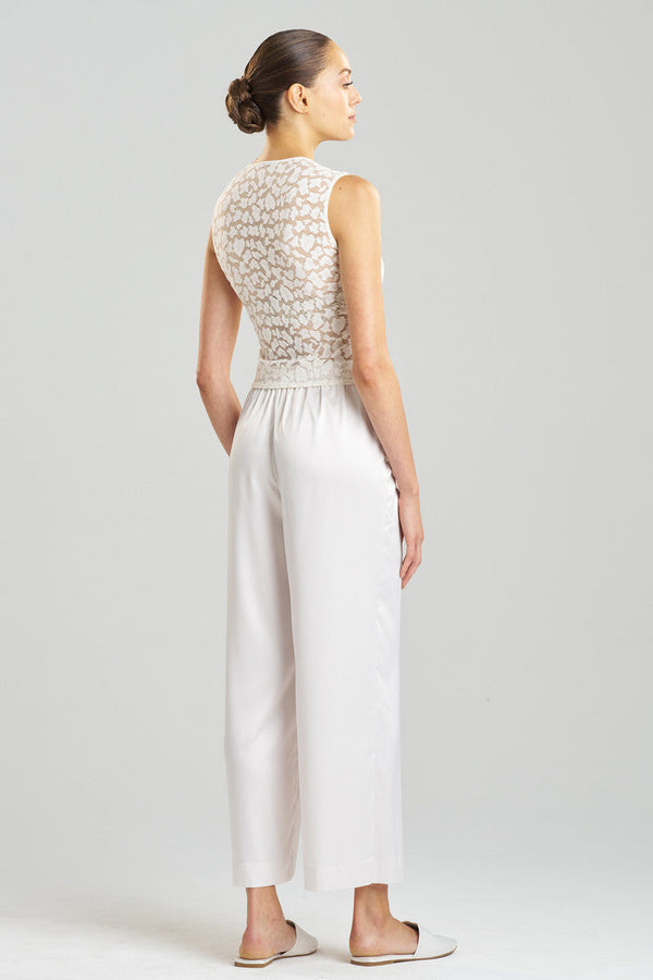 Natori Temptation Allover Lace Tank Warm White