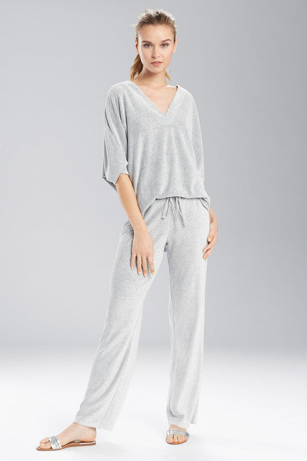 natori Terry Lounge Pants Heather Grey