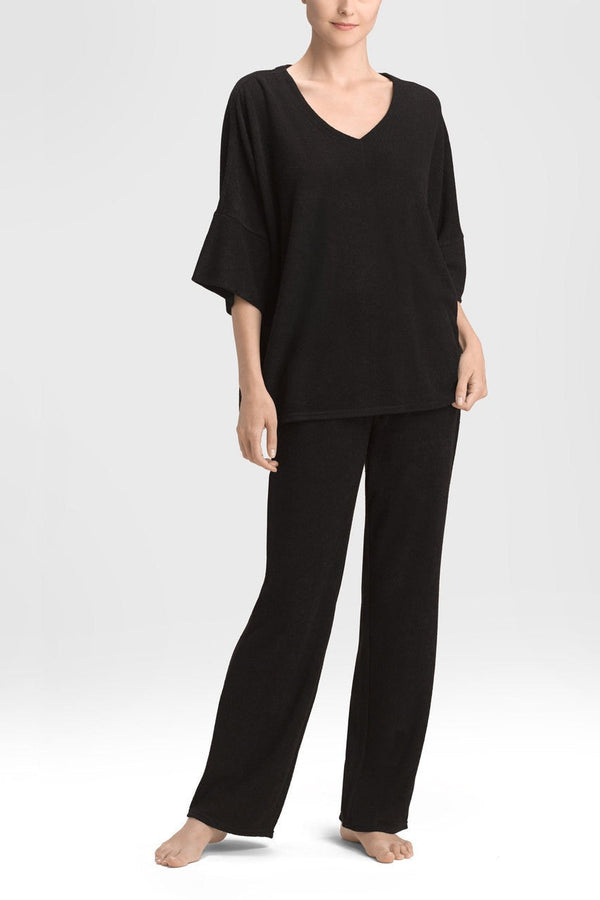 Natori Terry Lounge Top Black
