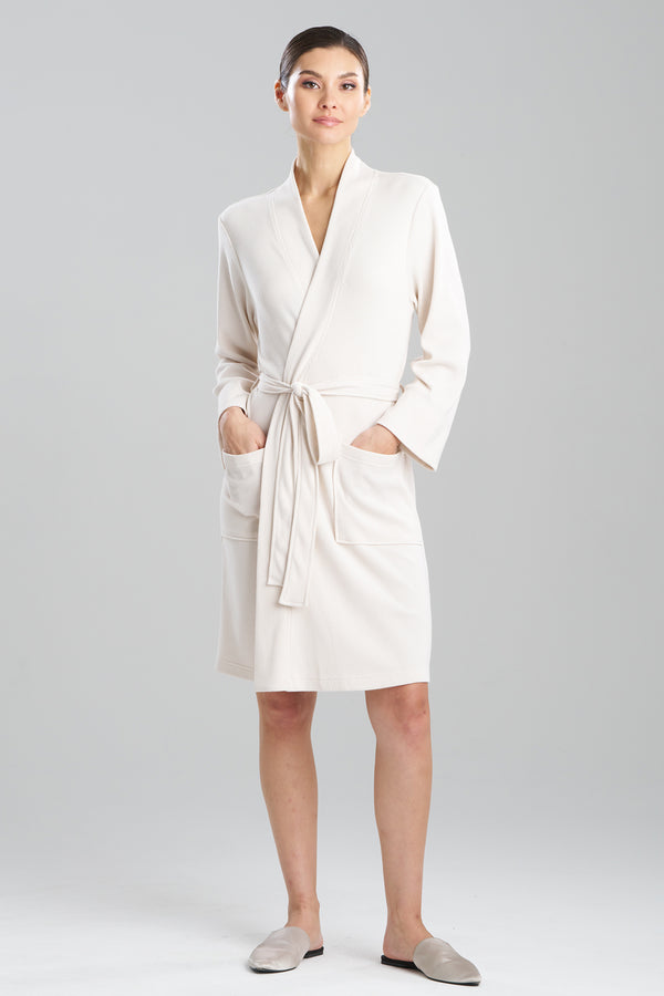 natori Tranquility Waffle Wrap White Opal