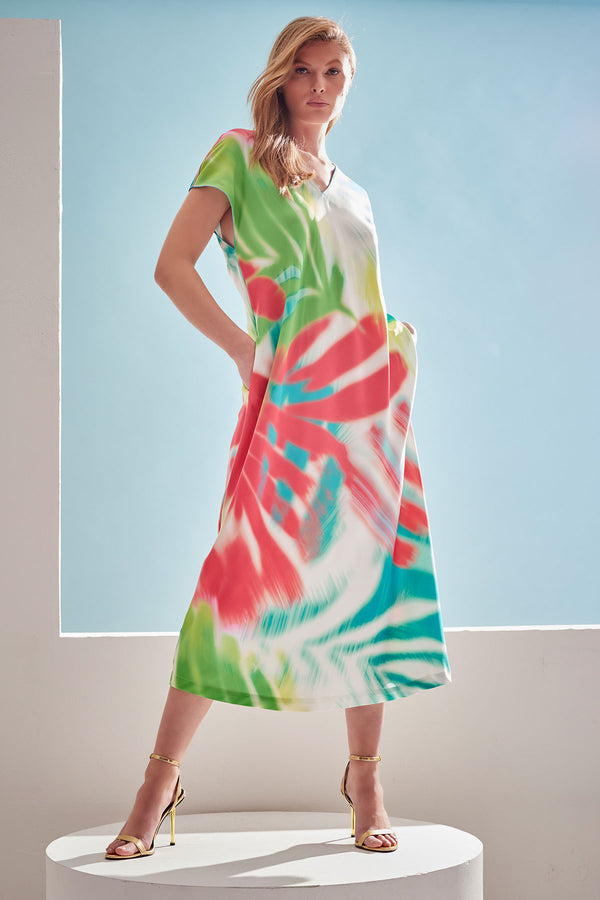 natori Usami Caftan Multi