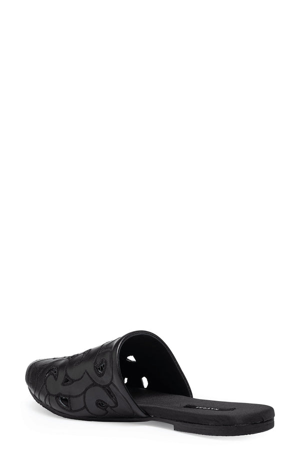 Natori Vegan Luxe Lambskin Slide Black