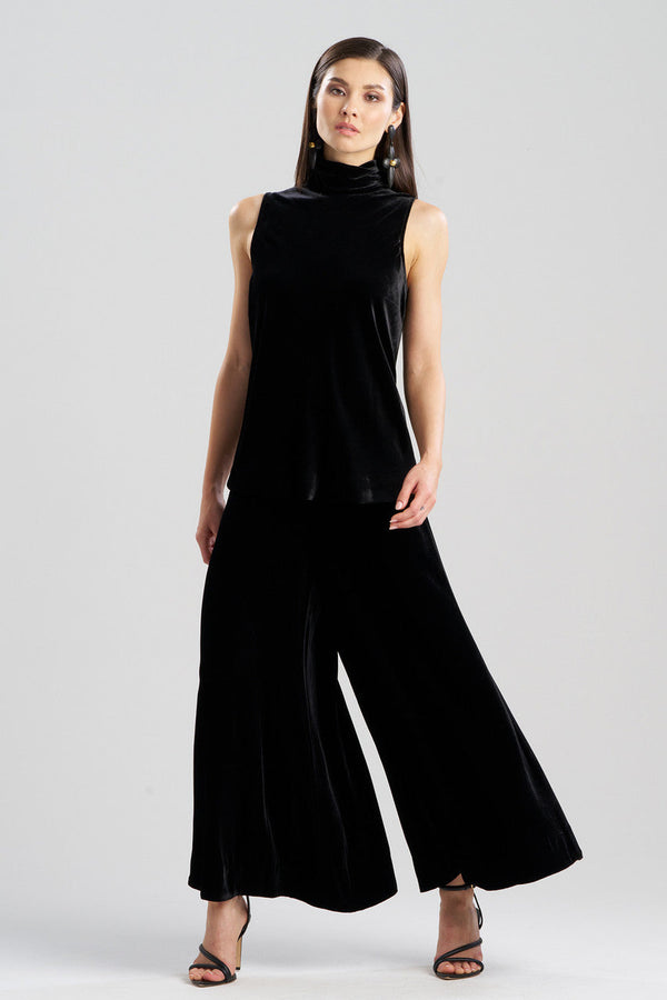 natori Velvet Turtleneck Black