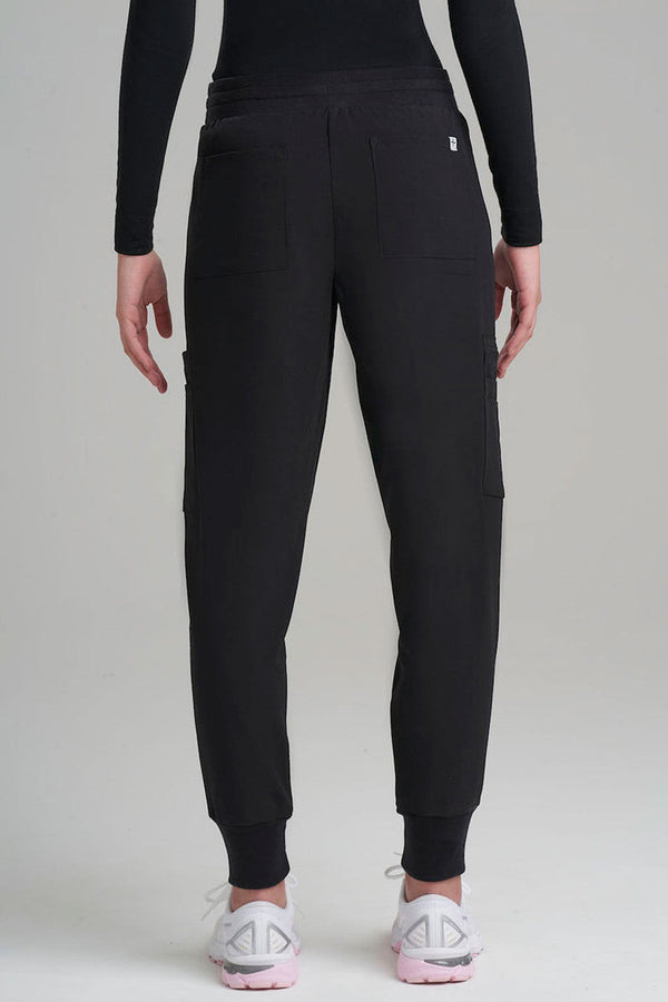 Natori Women's 12-Pocket Scrub Jogger Pants Black