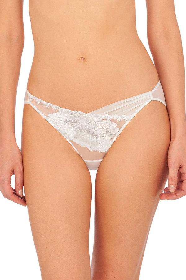 Natori Natorious Embroidered Bikini Soft White Combo