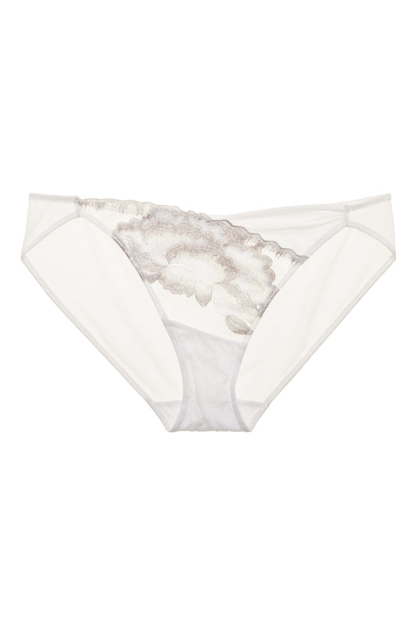 natori Natorious Embroidered Bikini Soft White Combo