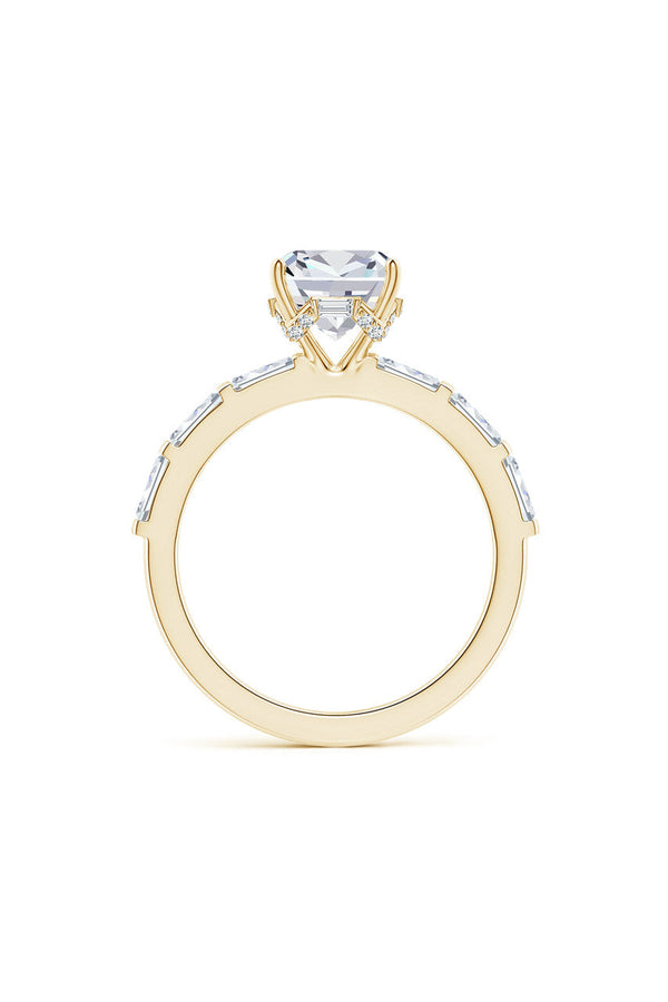 Natori Orient Express Lab-Grown 14K Gold & Cushion Diamond Solitaire Ring 14K Yellow Gold