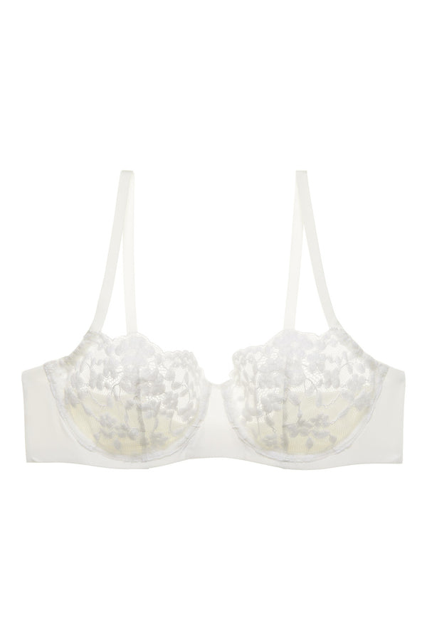 natori Plush Romance Balconette Underwire Bra Lt Ivory