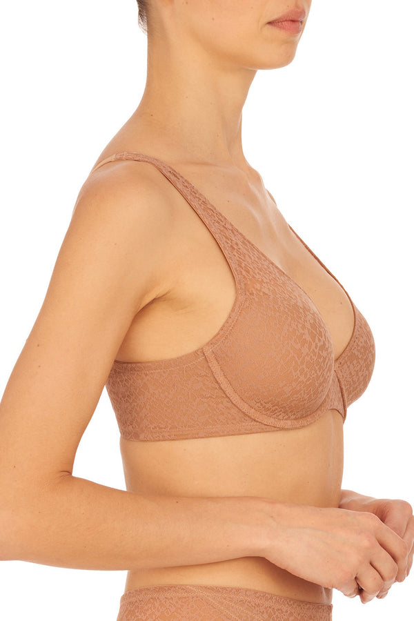 Natori Pretty Smooth Full Fit Contour Underwire Bra Buff