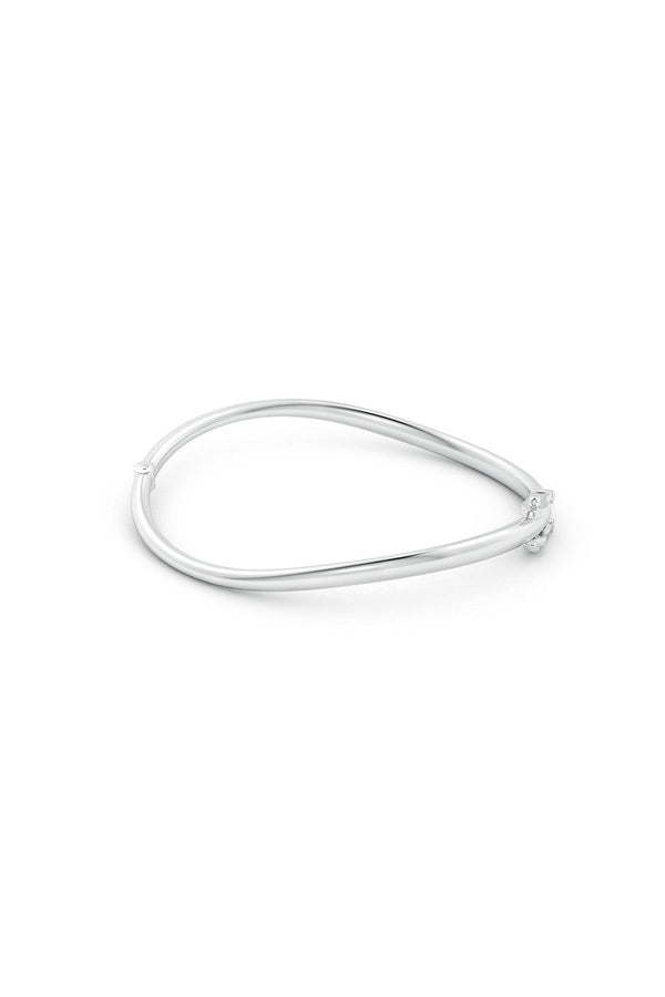 Natori Shangri-La Brushstroke 14K Gold Bracelet 14K White Gold