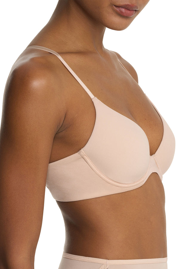 Natori Soft Focus Convertible Demi T-Shirt Bra Lt Mocha