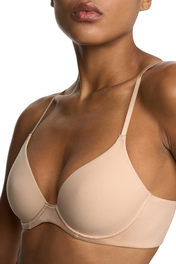 Natori Soft Focus Convertible Demi T-Shirt Bra Lt Mocha