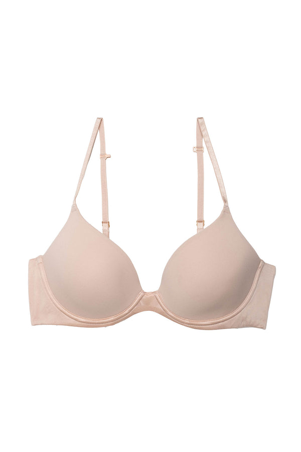 natori Soft Focus Convertible Demi T-Shirt Bra Lt Mocha