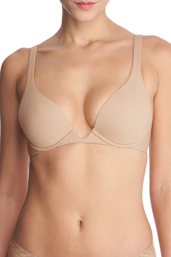 Natori Verge Convertible Plunge Contour Underwire Bra Café