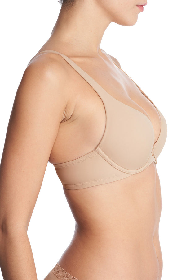 Natori Verge Convertible Plunge Contour Underwire Bra Café